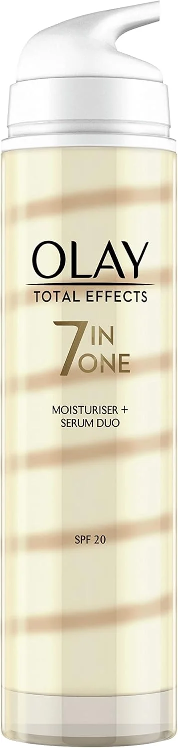 کرم و سرم مرطوب کننده صورت اولای توتال افکتس 7 در 1 با SPF20 حجم 40 میلی لیتر