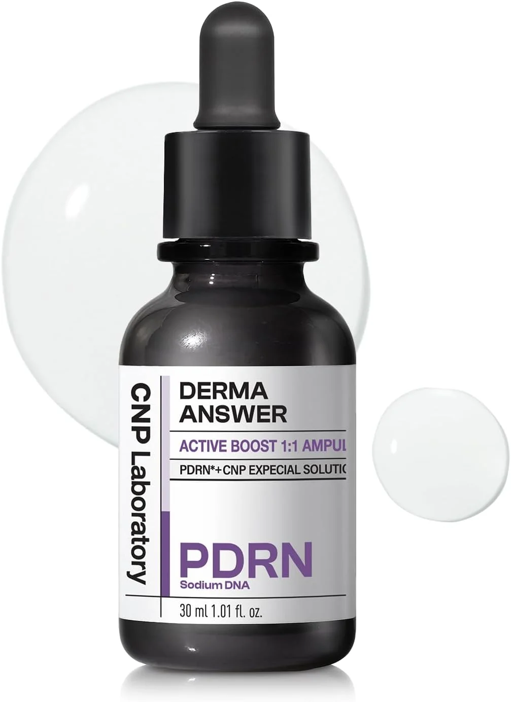 آمپول تقویت کننده فعال CNP Derma Answer (30 میلی لیتر) - سرم صورت برای استحکام، رطوبت عمیق و بهبود خاصیت ارتجاعی. آمپول مراقبت از پوست کره ای. حاوی PDRN، کلاژن و نیاسینامید.