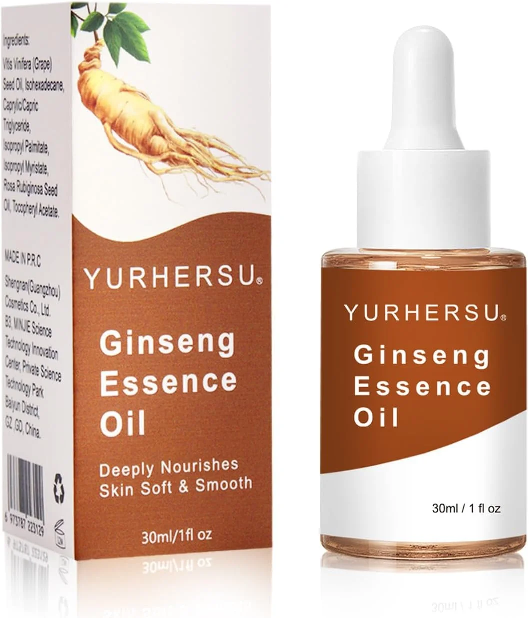 سرم ضد پیری عصاره جینسینگ - کاهش خطوط ریز و چین و چروک، اسانس مرطوب کننده عمیق با جینسینگ قرمز کره ای و پلی پپتیدها برای پوستی سفت، جوان و درخشش طولانی مدت