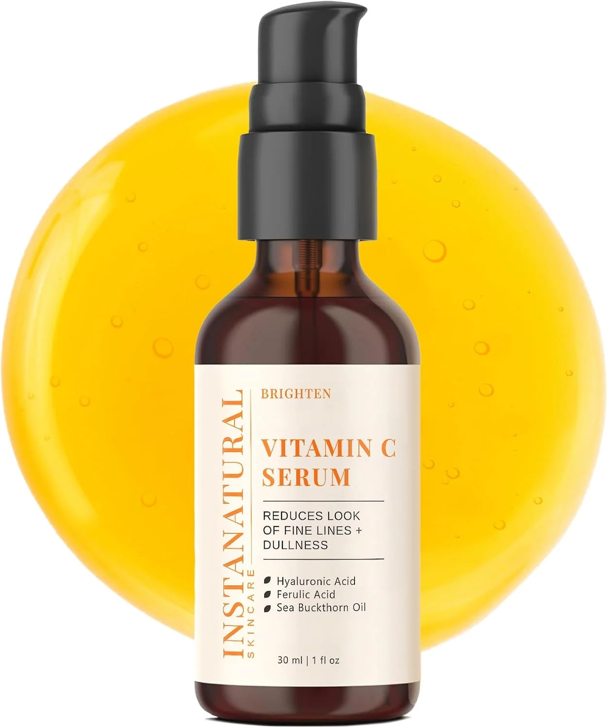 سرم ویتامین C اینستاًنچرال با اسید هیالورونیک و ویتامین E - فرمول طبیعی و ارگانیک کاهش دهنده چین و چروک صورت - اصلاح کننده حلقه تیره، خطوط ریز و آسیب های ناشی از آفتاب - احیا و تقویت کلاژن - 30 میلی لیتر سرم ویتامین C اینستاًنچرال با اسید هیالورونیک و ویتامین E - فرمول طبیعی و ارگانیک کاهش دهنده چین و چروک صورت - اصلاح کننده حلقه تیره، خطوط ریز و آسیب های ناشی از آفتاب - احیا و تقویت کلاژن - 30 میلی لیتر