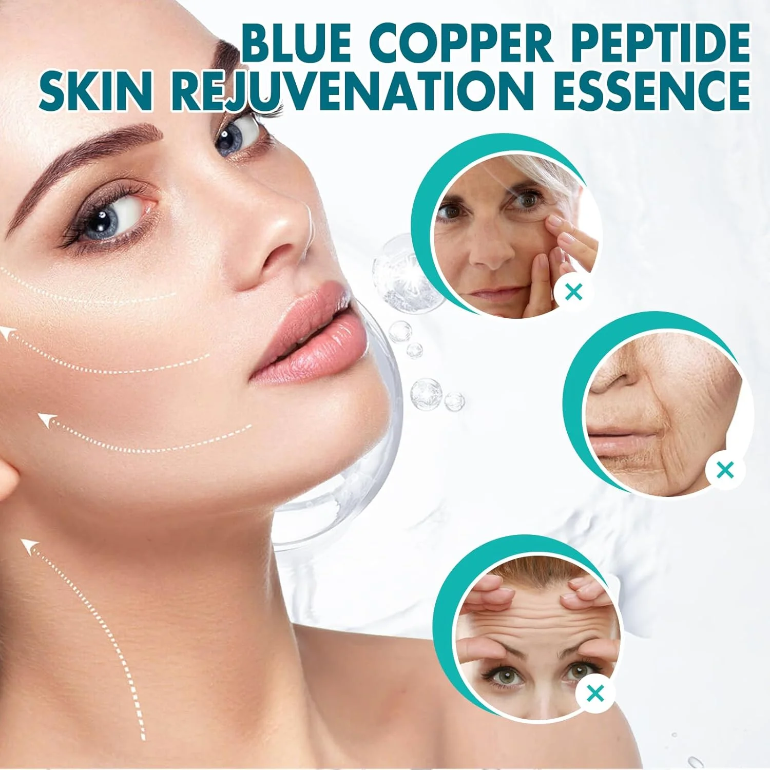 اسانس صورت پپتید مس – سرم پپتید مس برای سرم پوست برای مراقبت عمیق مرطوب کننده صورت