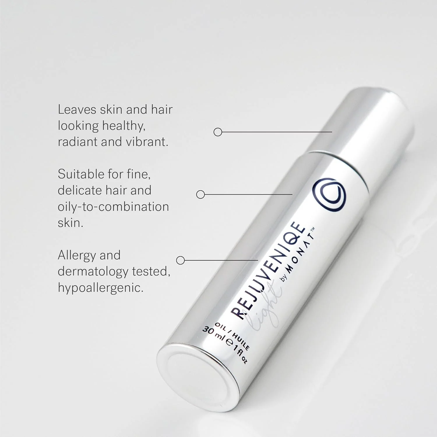 سرم سبک احیا کننده مو و پوست MONAT Rejuveniqe® Light – فرمول مو و پوست – سرم مرطوب کننده قوی – آبرسانی عمیق سرم پوست و موی درخشان و شاداب – بطری اسپری با کاربری آسان