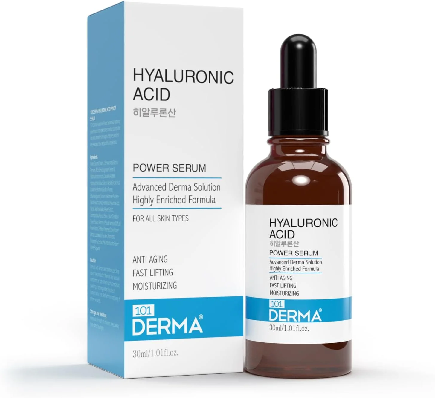 سرم قدرت اسید هیالورونیک، فرمول پیشرفته ضد پیری، لیفتینگ سریع و مرطوب کننده برای انواع پوست، 30 میلی لیتر