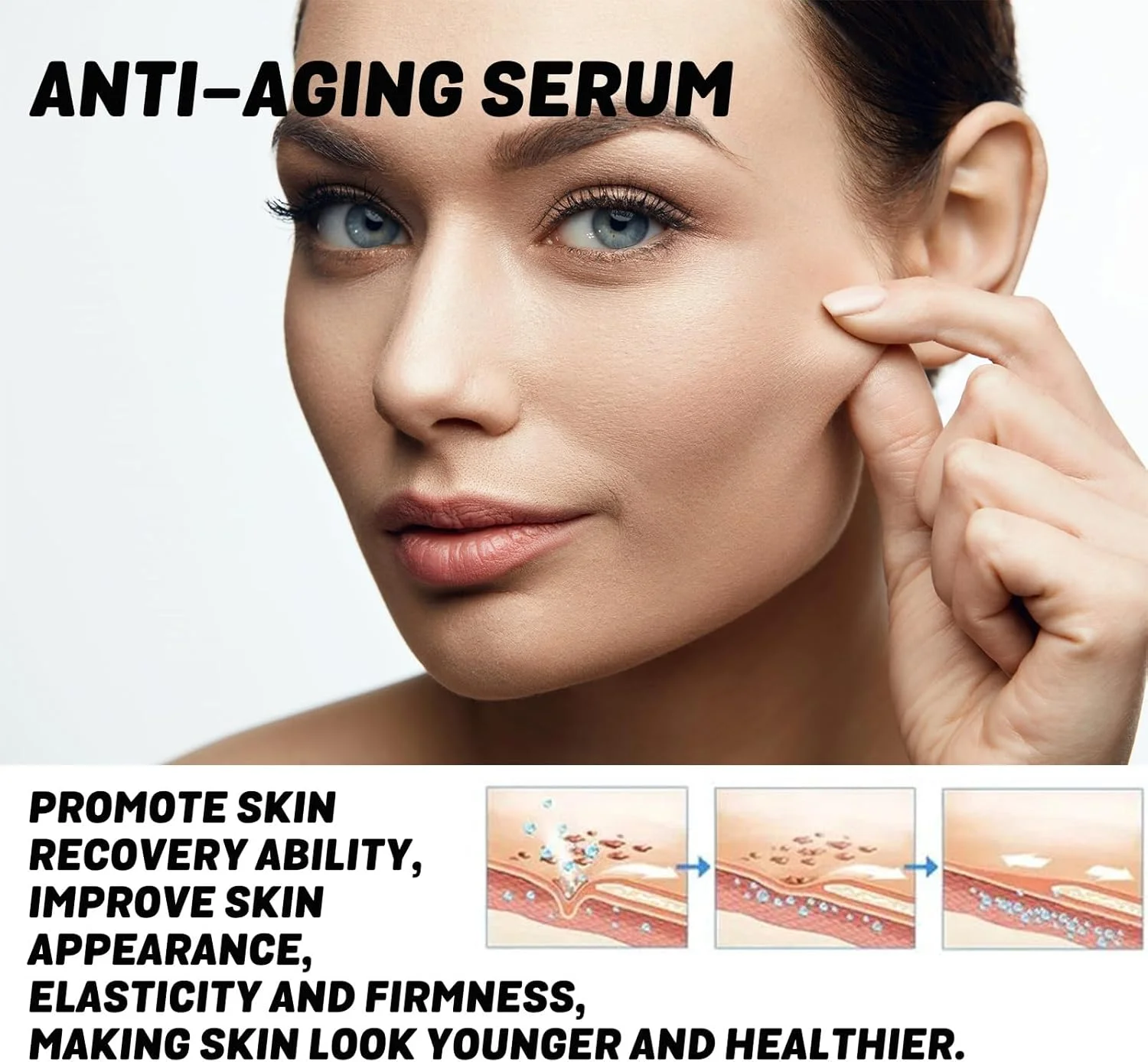 سرم رزوراترول و هیالورونیک اسید فرمول جدید – سرم صورت آنتی اکسیدان و ضد چروک با سی گریل و کلاژن، اسانس مرطوب کننده و سفت کننده برای انواع پوست (2 عدد)