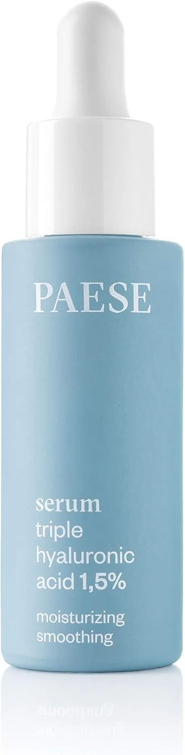 سرم صورت حاوی هیالورونیک اسید سه گانه Paese 1.5%، سرم صورت عمیقا آبرسان و جوان کننده، آبرسانی شدید، ضد پیری، بافت سبک، مناسب برای انواع پوست، 30 میلی لیتر سرم صورت حاوی هیالورونیک اسید سه گانه Paese 1.5%، سرم صورت عمیقا آبرسان و جوان کننده، آبرسانی شدید، ضد پیری، بافت سبک، مناسب برای انواع پوست، 30 میلی لیتر