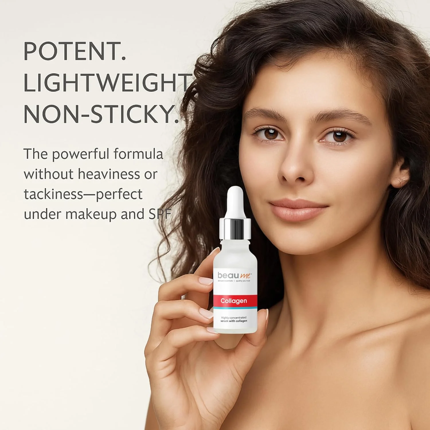 سرم کلاژن 30 میلی لیتر | حاوی اسید هیالورونیک، ویتامین E، پپتیدها و سرامیدها | درمان ضد پیری و ضد چروک برای پوستی سفت تر و جوان تر | دارای گواهی اتحادیه اروپا