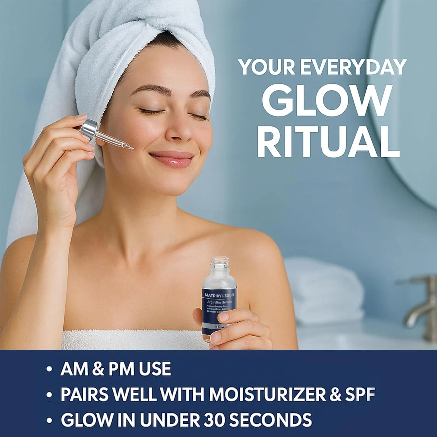 سرم ماتریکسیل 3000 با هیالورونیک اسید | سرم صورت ضد چروک، تقویت کننده کلاژن، ضد پیری و آبرسان | ترمیم کننده عمیق چروک، سفت کننده و استحکام بخش پوست برای خطوط ریز و چروک های پیشانی سرم ماتریکسیل 3000 با هیالورونیک اسید | سرم صورت ضد چروک، تقویت کننده کلاژن، ضد پیری و آبرسان | ترمیم کننده عمیق چروک، سفت کننده و استحکام بخش پوست برای خطوط ریز و چروک های پیشانی