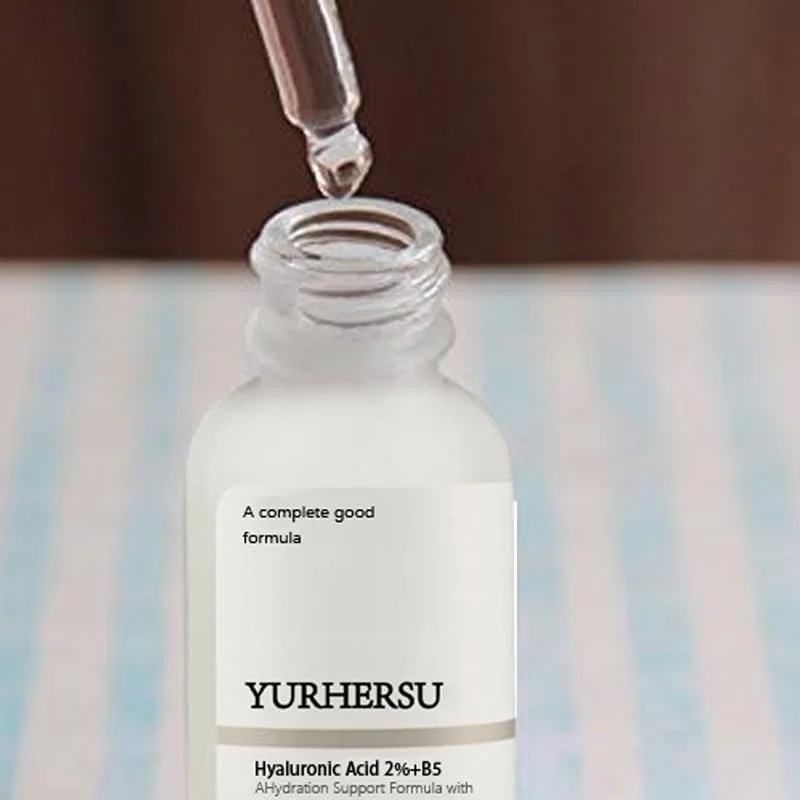 سرم صورت هیالورونیک اسید 2% + B5 برای آبرسانی عمیق، ضد چروک، کوچک کننده منافذ و کاهش لک های تیره، آبرسانی سبک وزن ضد پیری برای آقایان و بانوان، 30 میلی لیتر