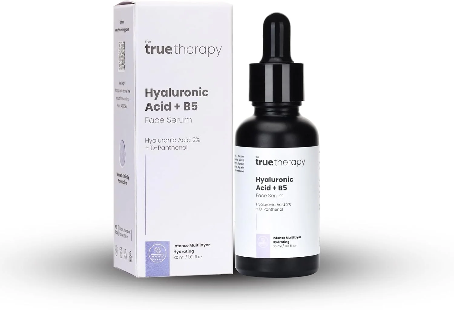 سرم آبرسان قوی چند لایه حاوی 2% هیالورونیک اسید، پرو ویتامین B5، زایلیتول پروبیوتیک، برای داشتن پوستی شبنم‌دار، مرطوب کننده، پر کننده پوست، کاهش چین و چروک، سرم ضد پیری - 30 میلی لیتر