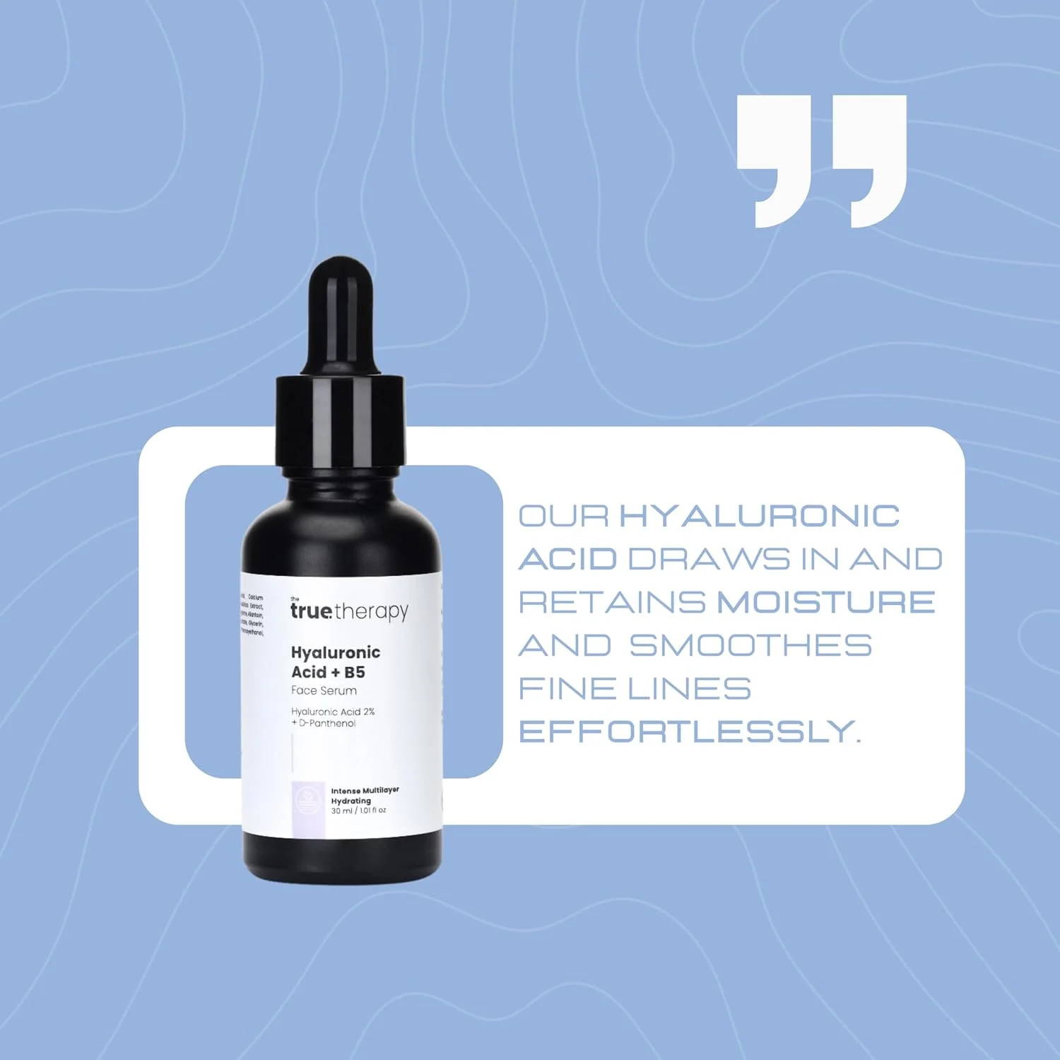 سرم آبرسان قوی چند لایه حاوی 2% هیالورونیک اسید، پرو ویتامین B5، زایلیتول پروبیوتیک، برای داشتن پوستی شبنم‌دار، مرطوب کننده، پر کننده پوست، کاهش چین و چروک، سرم ضد پیری - 30 میلی لیتر