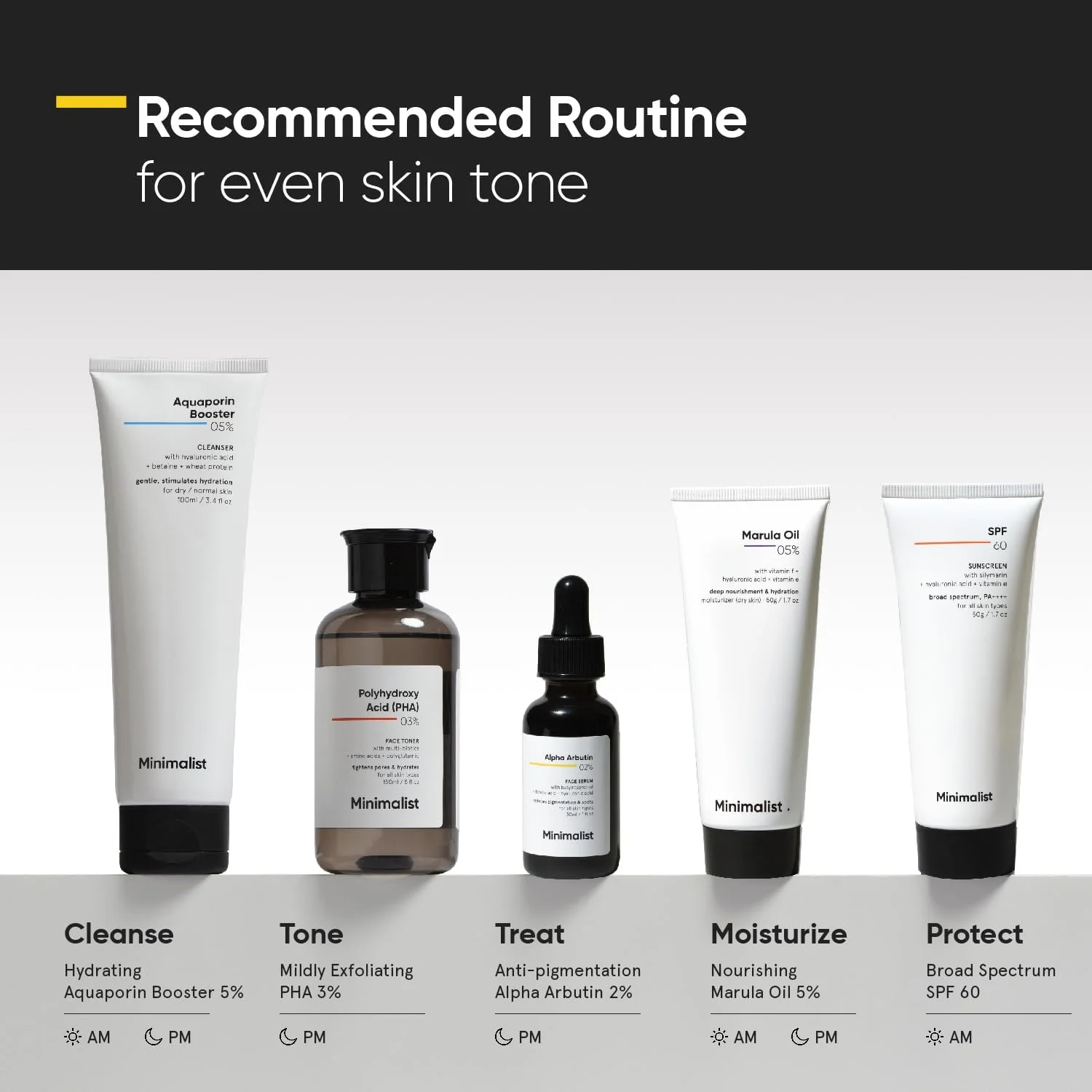 سرم صورت مینیمالیست آلفا آربوتین 2% برای لکههای تیره و آفتاب سوختگی | سرم صورت حاوی هیالورونیک اسید برای کمک به رفع لکها، لکههای تیره، PIH و یکنواخت کردن رنگ پوست | 30 میلی لیتر سرم صورت مینیمالیست آلفا آربوتین 2% برای لکههای تیره و آفتاب سوختگی | سرم صورت حاوی هیالورونیک اسید برای کمک به رفع لکها، لکههای تیره، PIH و یکنواخت کردن رنگ پوست | 30 میلی لیتر