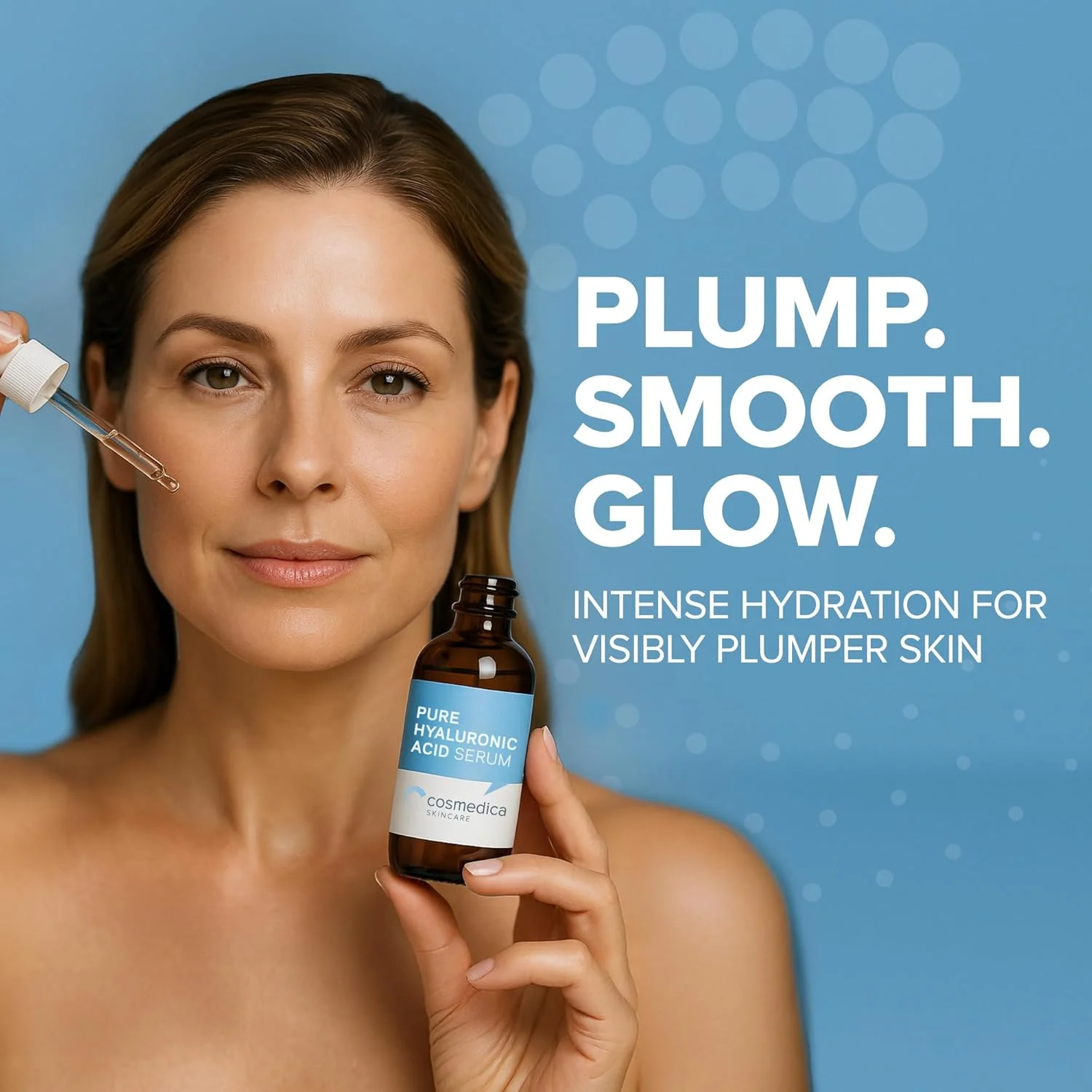 سرم هیالورونیک اسید خالص کاسمدیکا 60 میلی لیتر