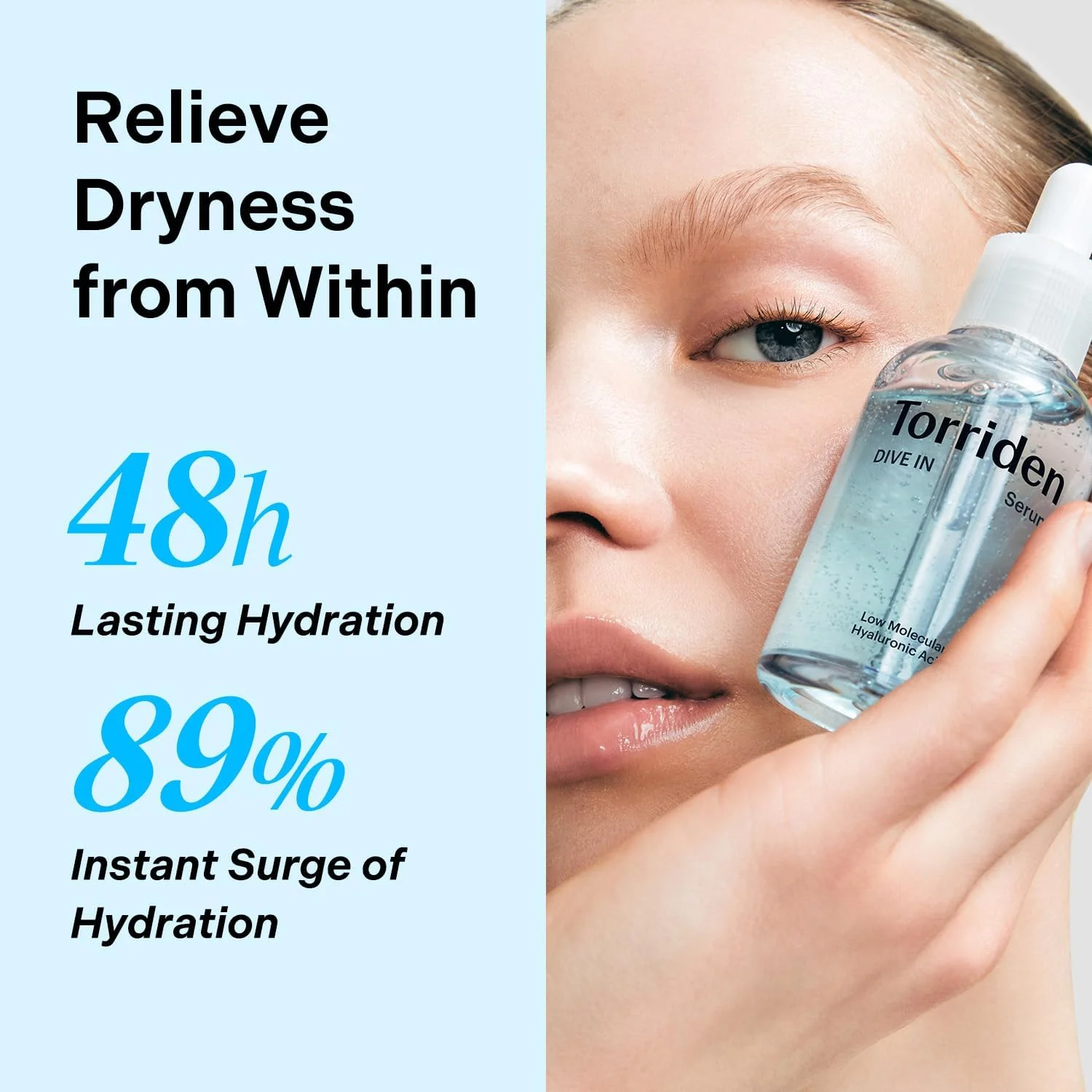 سرم هیالورونیک اسید با وزن مولکولی کم Torriden DIVE-IN، ۵۰ میلی لیتر | سرم صورت بدون عطر برای پوست های خشک، دهیدراته و چرب | وگان، پاک، بدون تست حیوانی، مراقبت از پوست کره ای سرم هیالورونیک اسید با وزن مولکولی کم Torriden DIVE-IN، ۵۰ میلی لیتر | سرم صورت بدون عطر برای پوست های خشک، دهیدراته و چرب | وگان، پاک، بدون تست حیوانی، مراقبت از پوست کره ای