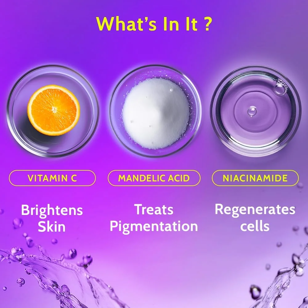 سرم رولی روشن کننده گردن، زانو و آرنج Chemist at Play حاوی 6% ویتامین C + اسید هیالورونیک + AHAs + نیاسینامید + سرامیدها | از بین برنده لک و آبرسان پوست خشک | 40 میلی لیتر سرم رولی روشن کننده گردن، زانو و آرنج Chemist at Play حاوی 6% ویتامین C + اسید هیالورونیک + AHAs + نیاسینامید + سرامیدها | از بین برنده لک و آبرسان پوست خشک | 40 میلی لیتر