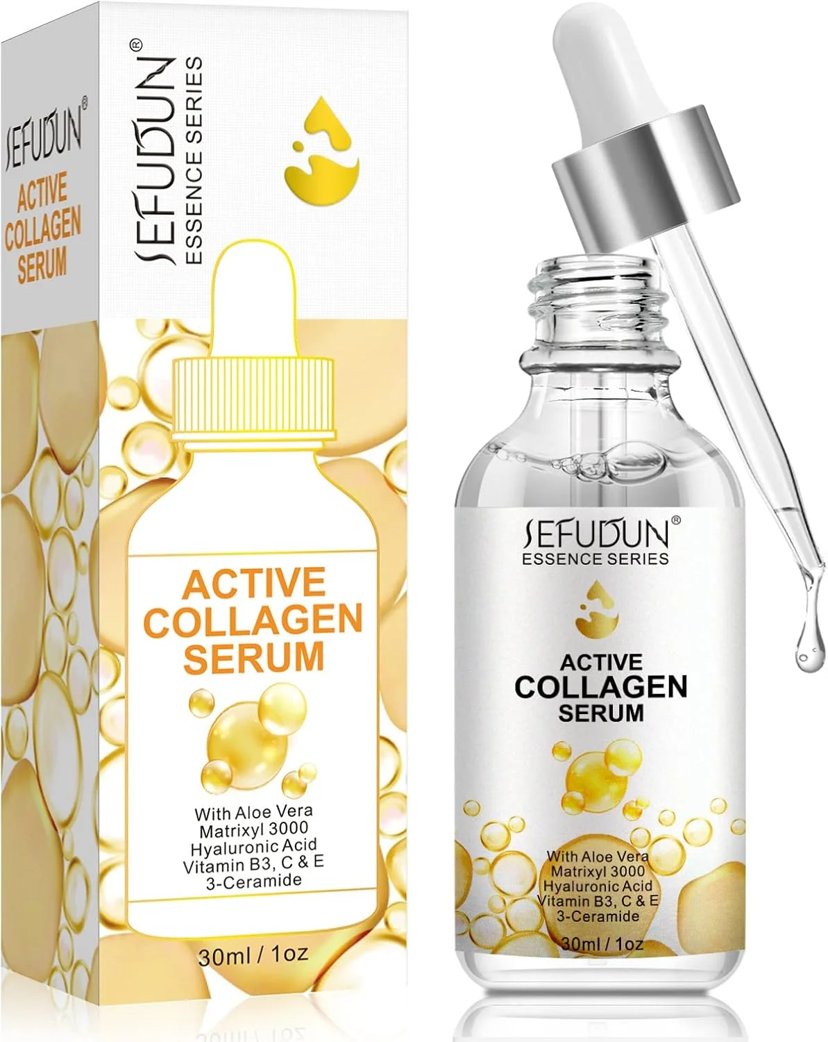 سرم کلاژن فعال، سرم ضد پیری صورت، طبیعی و ارگانیک، لیفت کننده و آبرسان برای درخشش جوانی، کاهش خطوط ریز و چین و چروک، التیام بخش و ترمیم کننده پوست، سرم صورت کلاژن برای انواع پوست