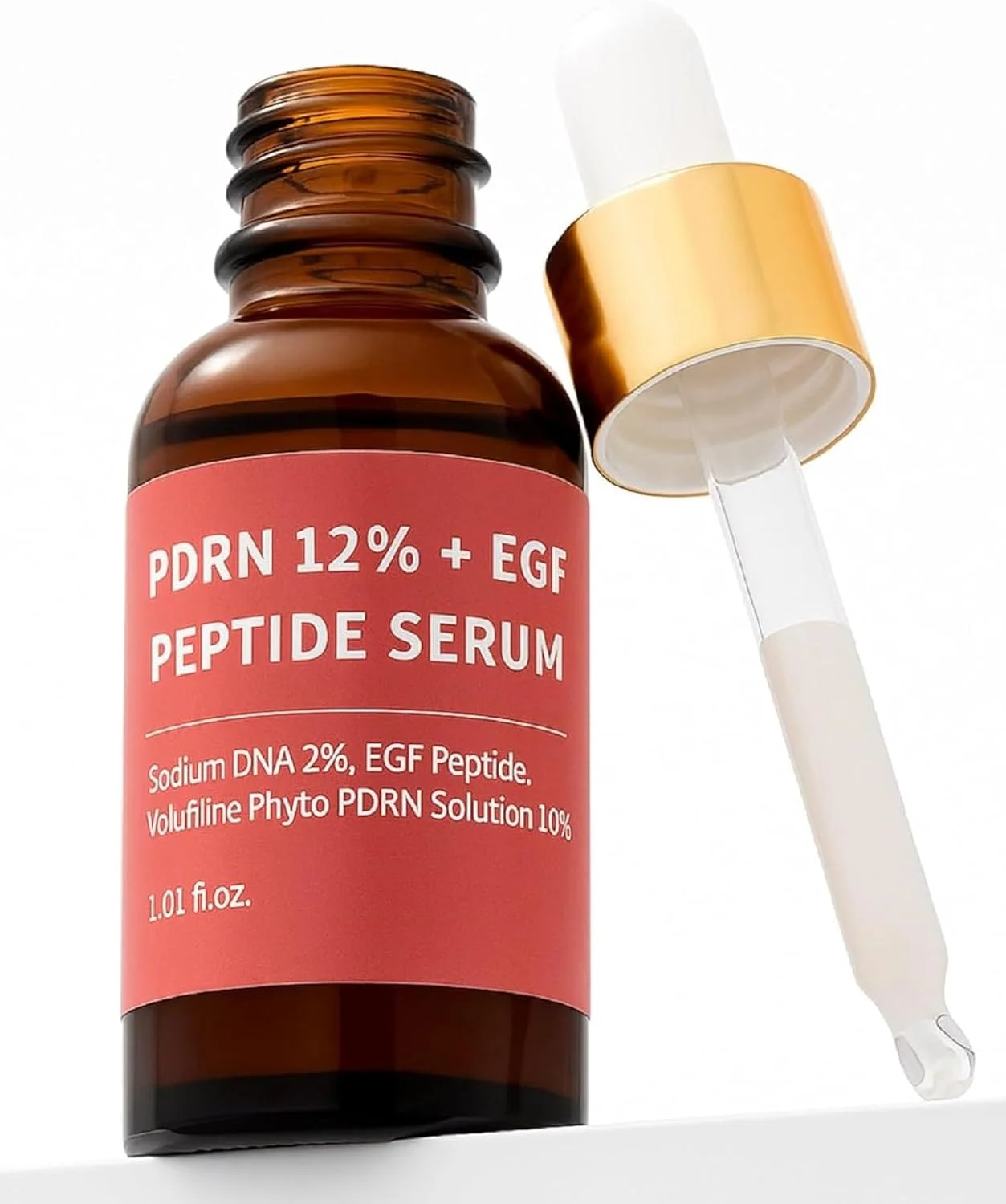 سرم میکرونیدلینگ پپتید PDRN با EGF، DNA سالمون و PDRN گیاهی 12%، فاکتور رشد - سرم صورت ضد پیری با نیاسینامید و اسید هیالورونیک 30 میلی لیتر مراقبت از پوست کره ای