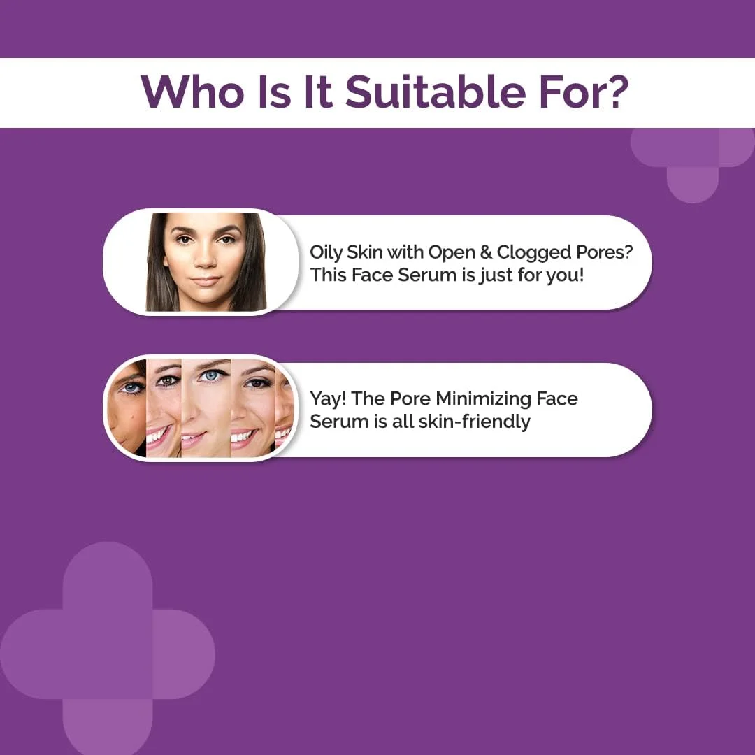 سرم کوچک کننده منافذ پوست The Derma Co برای منافذ باز - 30 میلی لیتر