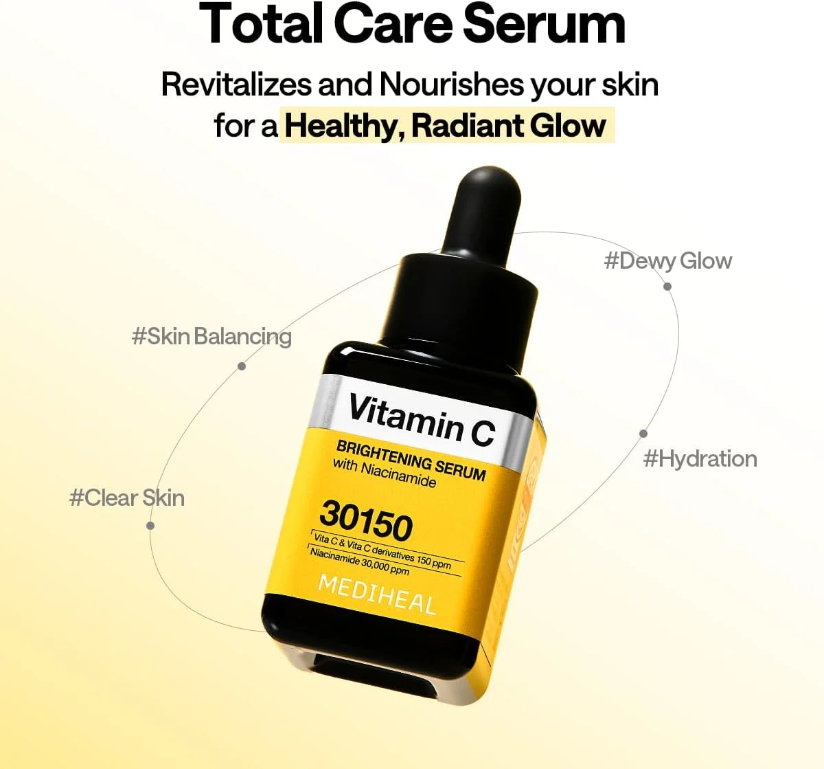 سرم روشن کننده ویتامین C مدیهیل، ۴۰ میلی لیتر | مراقبت از رنگ، بافت و درخشش پوست، حاوی ویتامین C، نیاسینامید و هیالورونیک اسید سرم روشن کننده ویتامین C مدیهیل، ۴۰ میلی لیتر | مراقبت از رنگ، بافت و درخشش پوست، حاوی ویتامین C، نیاسینامید و هیالورونیک اسید