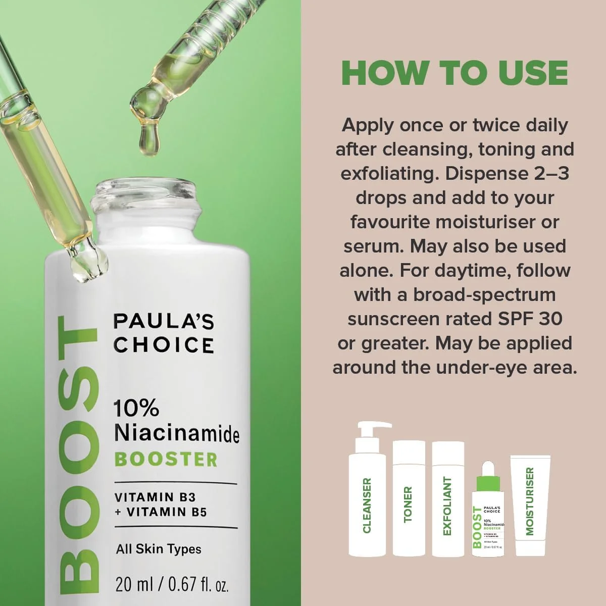 سرم صورت نیاسینامید 10% پائولاز چویس - سرم سبک صورت - کاهش منافذ و لکههای تیره - بهبود خطوط ریز و بافت پوست - حاوی ویتامین B3 و B5 - مناسب انواع پوست - 20 میلی لیتر سرم صورت نیاسینامید 10% پائولاز چویس - سرم سبک صورت - کاهش منافذ و لکههای تیره - بهبود خطوط ریز و بافت پوست - حاوی ویتامین B3 و B5 - مناسب انواع پوست - 20 میلی لیتر