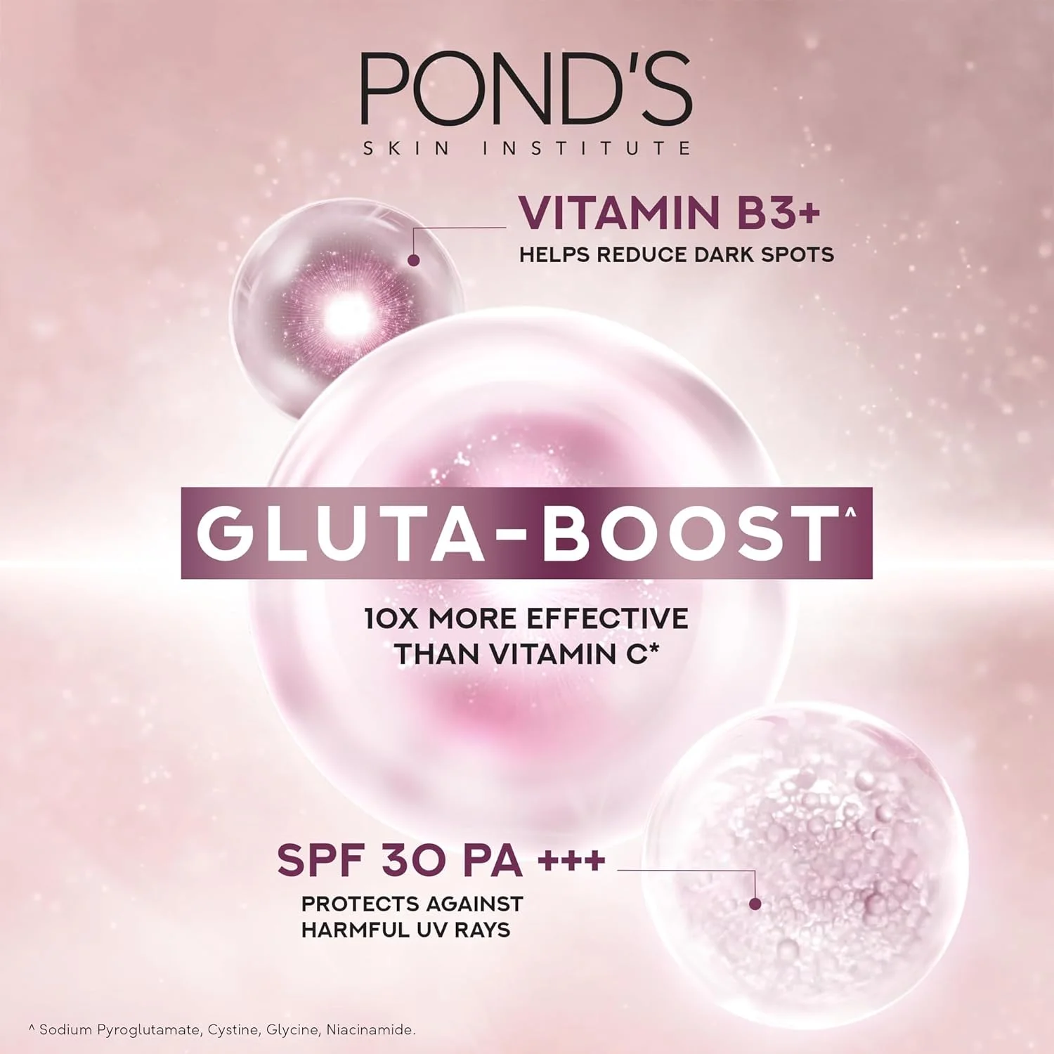 Pond's Bright Beauty, Serum Day Cream, with SPF30, Niacinamide and Vitamin E, 50g Pond's Bright Beauty, Serum Day Cream, with SPF30, Niacinamide and Vitamin E, 50g