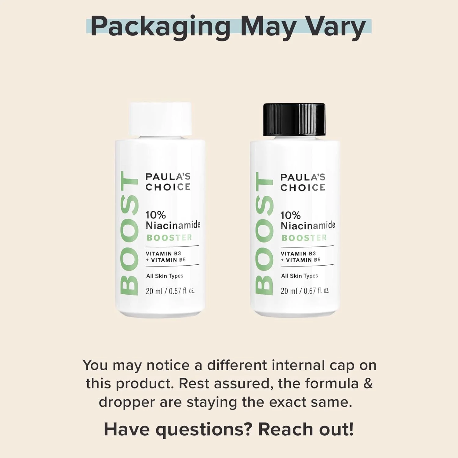 سرم تقویت کننده نیاسینامید 10% پائولاز چویس، ویتامین B3، ویتامین C و عصاره شیرین بیان، کوچک کننده منافذ، سایز کامل 20 میلی لیتر