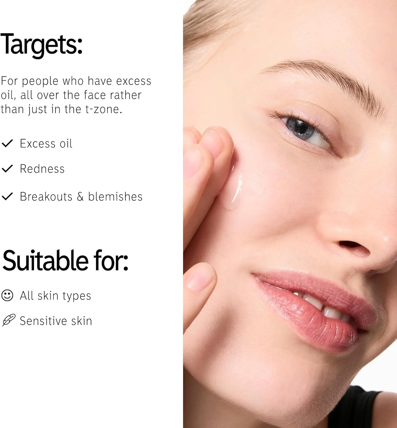 سرم نیاسینامید 20% اینکی لیست 30 میلی لیتر، راه حل های فوق العاده، هدف قرار دادن قرمزی پوست، بدون عطر، مناسب برای پوست چرب