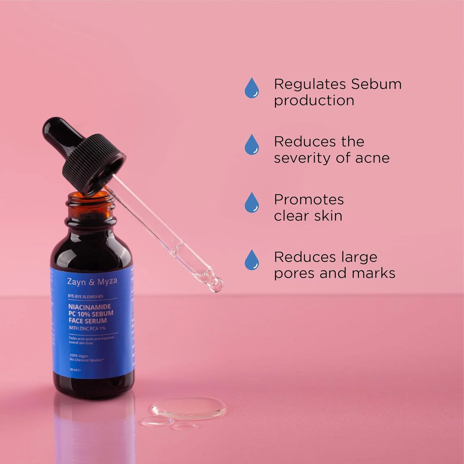 سرم نیاسینامید ZM حجم 30 میلی لیتر - برای کنترل چربی و جوش سرم نیاسینامید ZM حجم 30 میلی لیتر - برای کنترل چربی و جوش