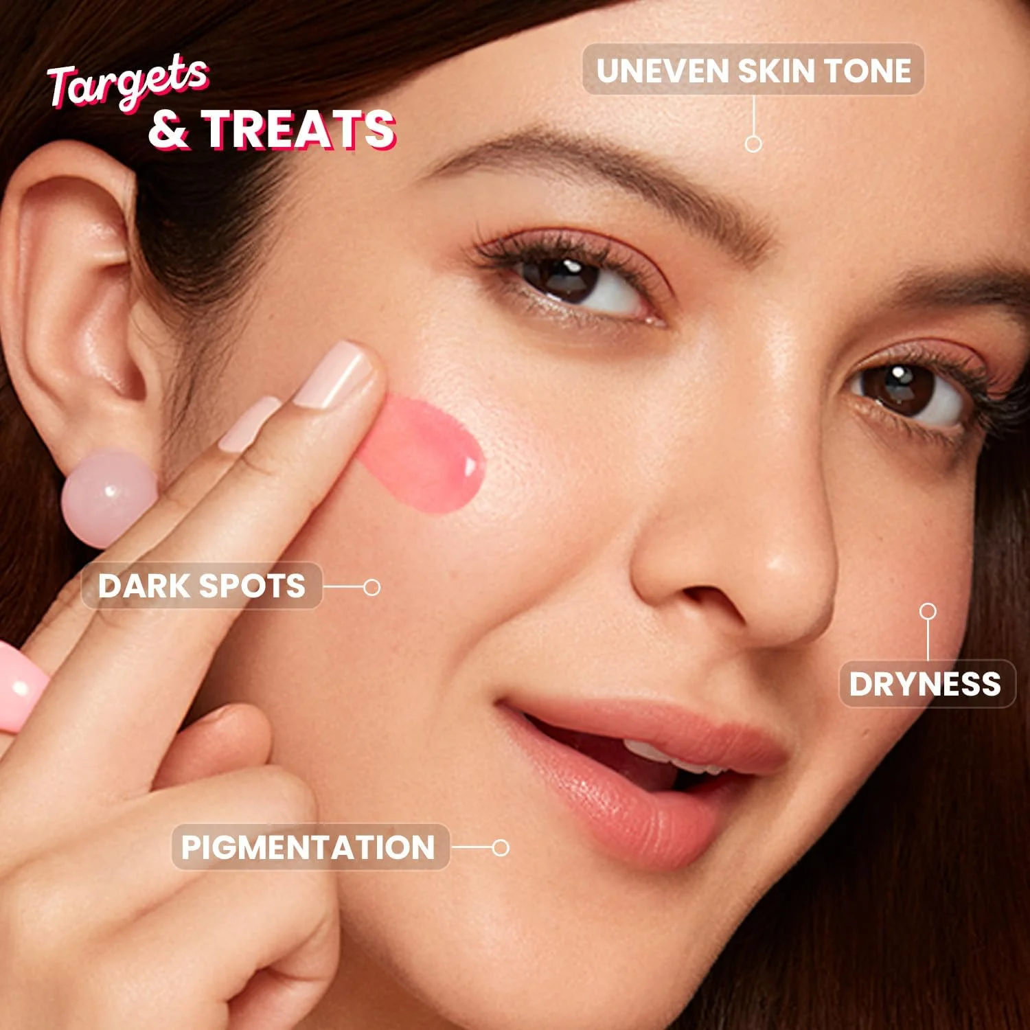 سرم صورت نیاسینامید 10% و توت فرنگی دات اند کی، حاوی ویتامین B12 و هیالورونیک اسید، محو کننده لک های تیره، هایپرپیگمنتیشن و کدری، آبرسان، صاف کننده و کوچک کننده منافذ، صورتی روشن، 30 میلی لیتر (تک عددی)