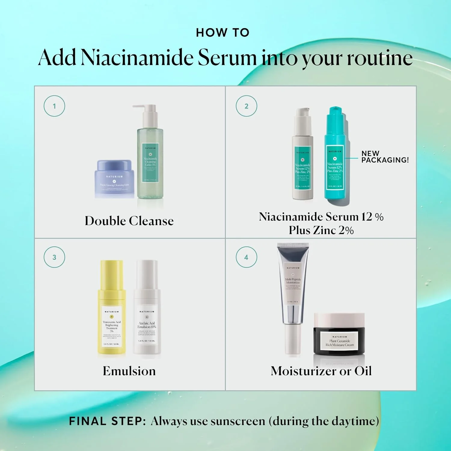 سرم نیاسینامید 12% به همراه زینک 2% - 30 میلی لیتر، ویتامین B3، کاهش منافذ باز پوست، تنظیم تولید چربی، چین و چروک، خطوط ریز، اسید هیالورونیک و ویتامین E، NATR-10007