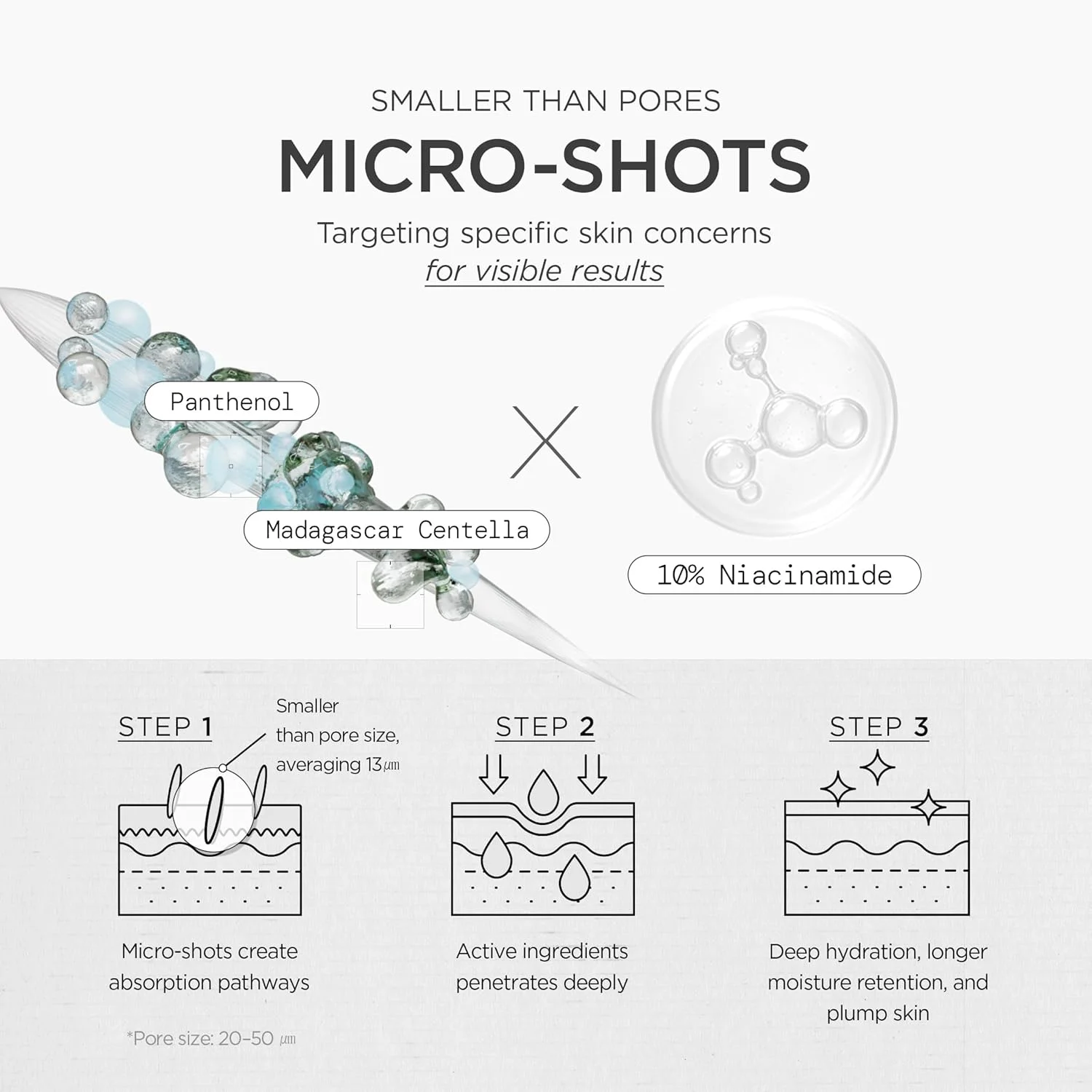 آمپول تقویت کننده نیاسینامید سنتلا ماداگاسکار SKIN1004، حجم 30 میلی لیتر