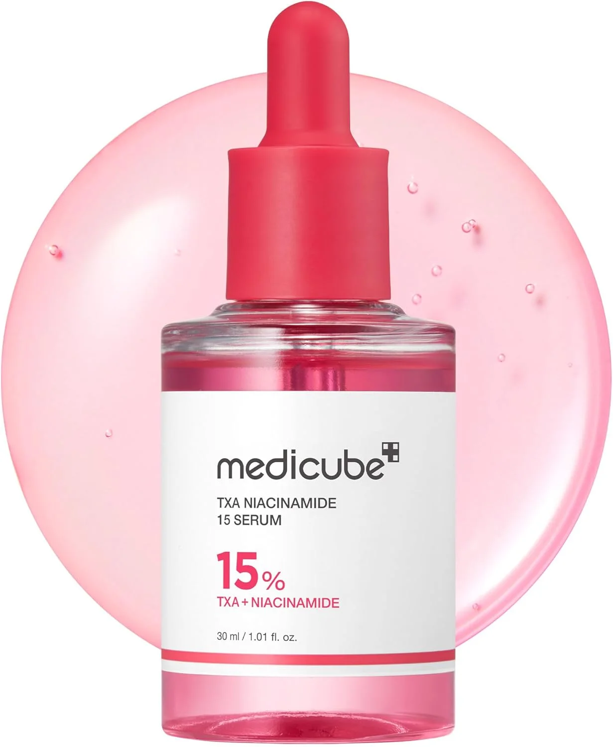 سرم صورت درخشان کننده Medicube TXA+Niacinamide 15% برای مراقبت بعد از لک | مراقبت روزانه پوست کره ای | مناسب برای رنگ ناهموار پوست، بافت و مراقبت از آبرسانی | ترانگزامیک اسید 5% | 30 میلی لیتر