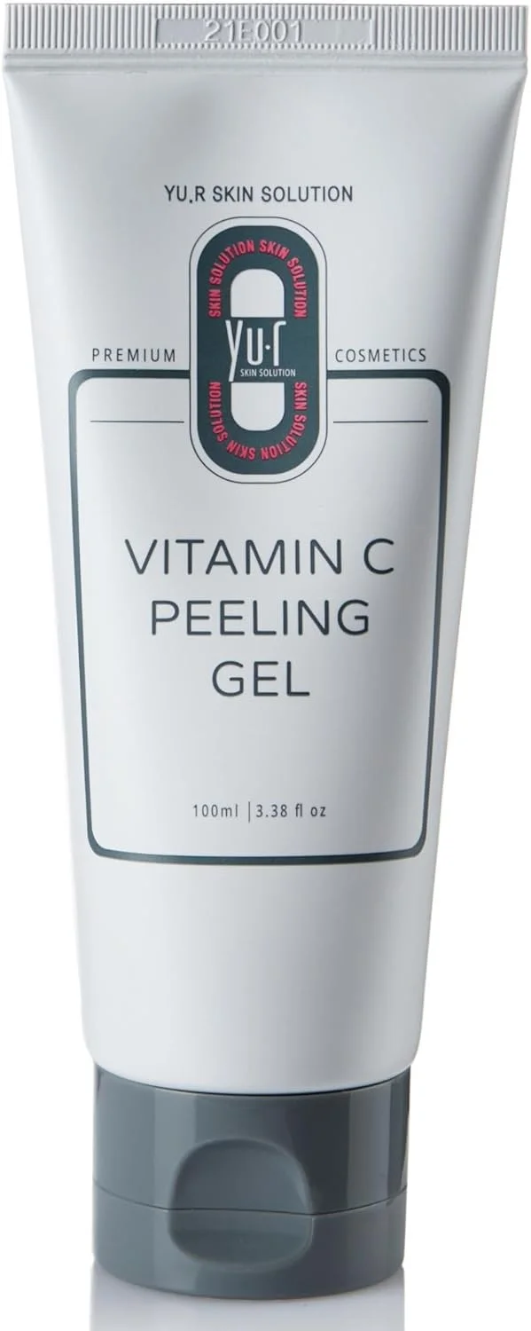 ژل لایه بردار ویتامین C یو.آر پرو - ژل لایه بردار ملایم صورت با عصاره بامبو و روغن مرکبات - روشن کننده و پالایش کننده منافذ پوست، 100 میلی لیتر