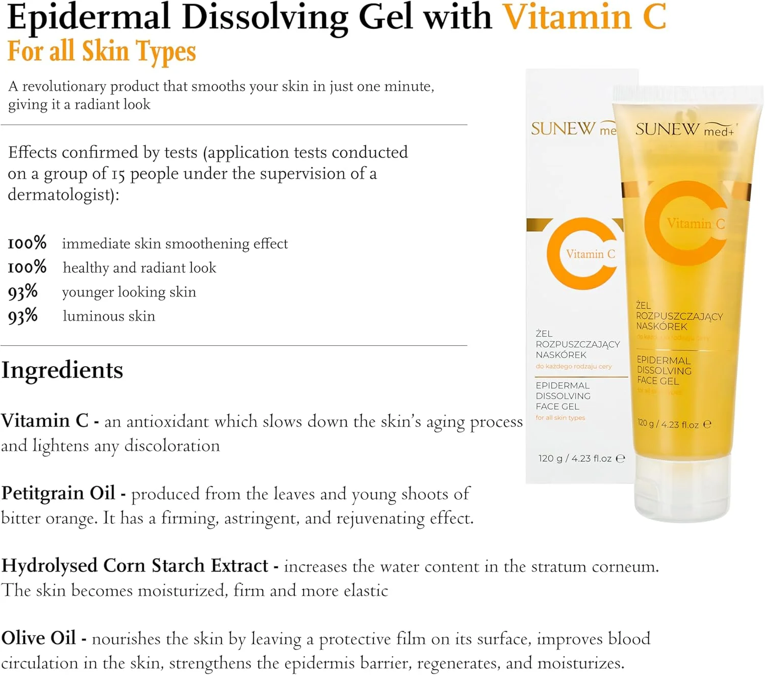 ژل لایه بردار و روشن کننده پوست صورت