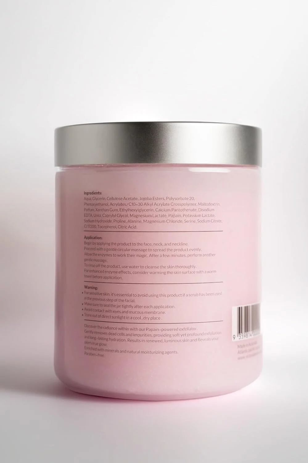 ژل لایه بردار آنزیمی اسکراب، 550 گرم، پاپائین و دانه های جوجوبا، عملکرد دوگانه