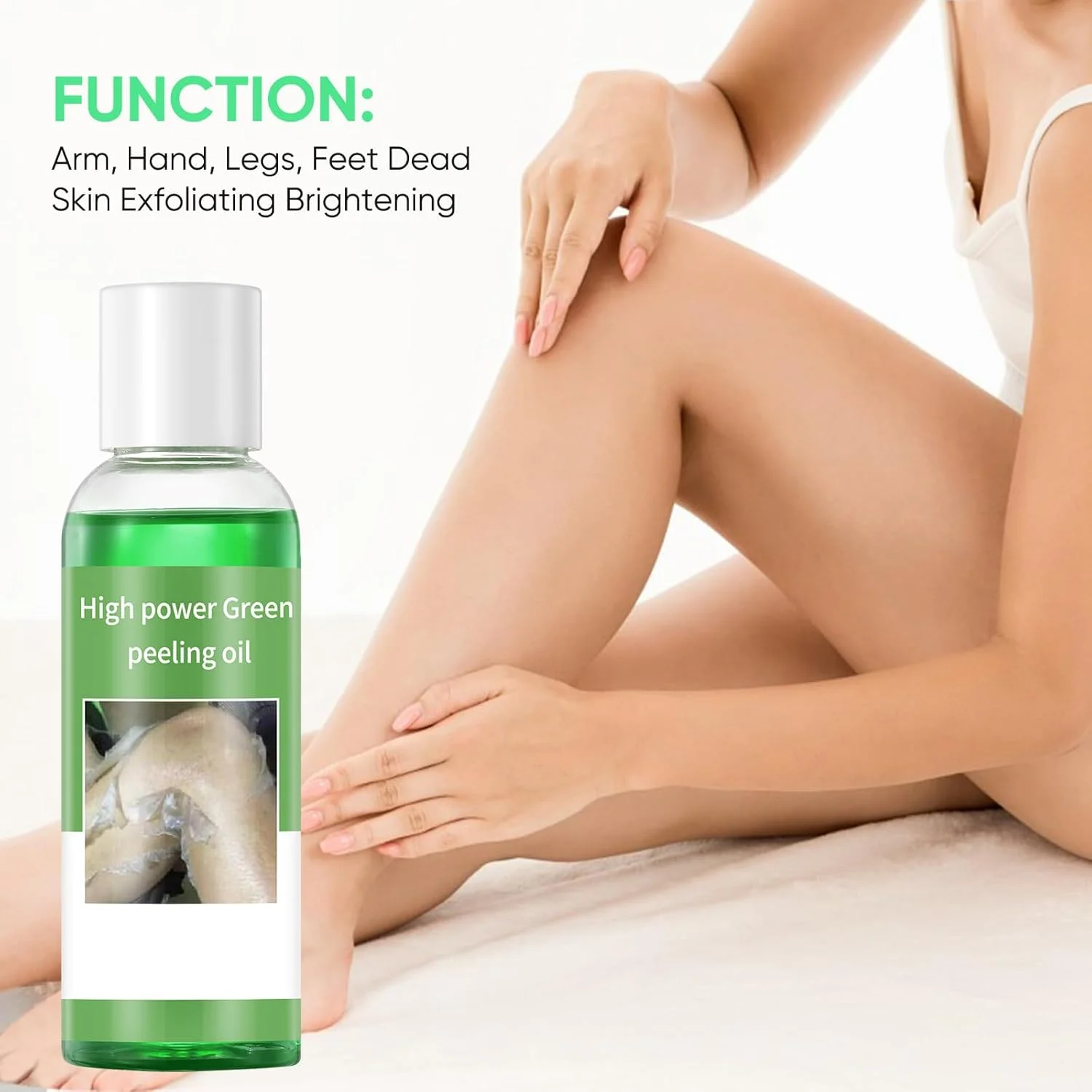 روغن لایه بردار تِریفای برای پوست تیره، روغن لایه بردار قوی با عصاره گیاهی، محلول لایه برداری شیمیایی برای دست و پا، لایه برداری موثر برای پوستی صاف و درخشان