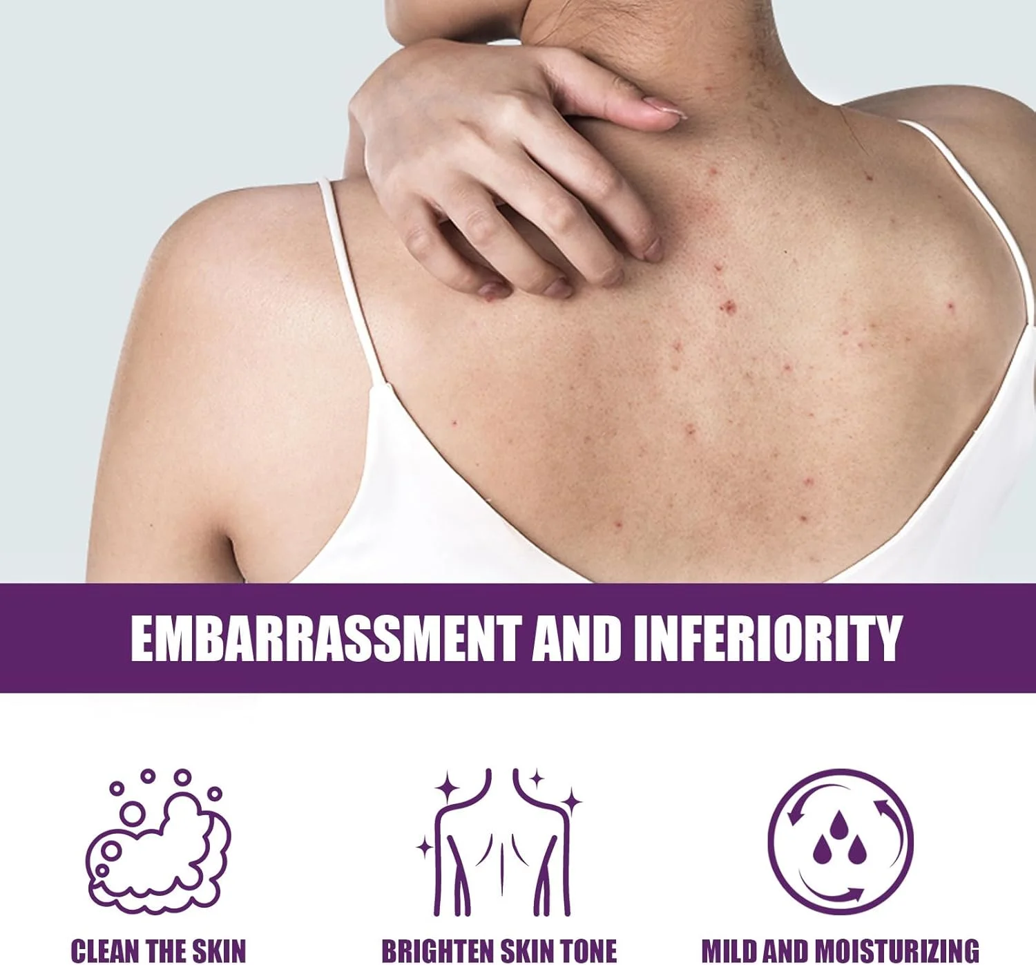 ژل لایه بردار بدن، شستشوی لایه بردار بدن، پاک کننده پوست، برای جوش های بدن، اسکراب پاک کننده با خواص مرطوب کنندگی، از بین برنده آلودگی و چربی اضافی، اسکراب بدن از بین برنده سلول های مرده پوست برای انواع پوست