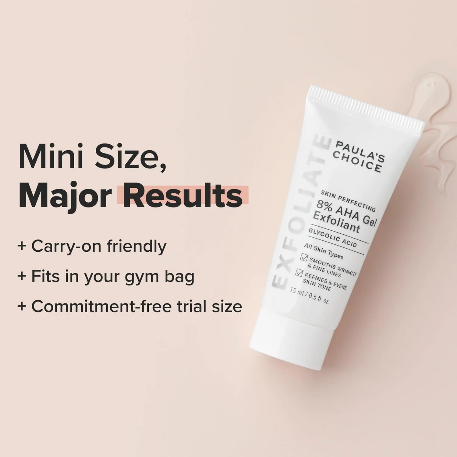 لایه بردار ژلی 8% AHA پائولاز چویس مدل SKIN PERFECTING حاوی گلیکولیک اسید، بابونه و چای سبز، 3.3 اونس