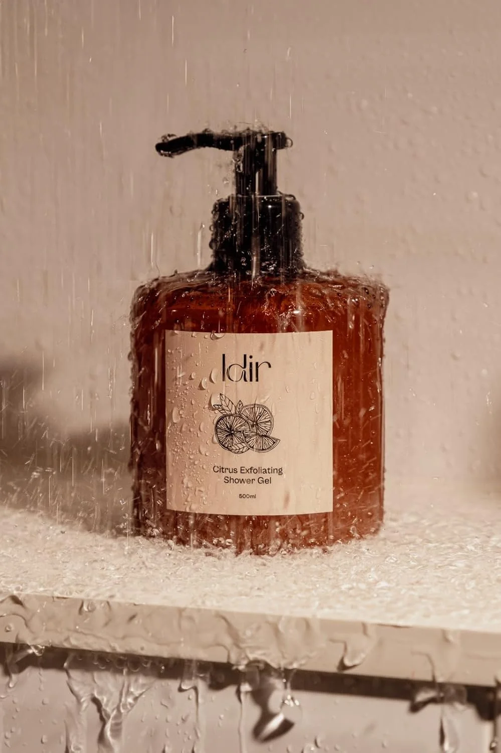 ژل شستشوی بدن لایه بردار آرگان و مرکبات IDIR با ویتامین C - شستشوی بدن برای روشن و احیای پوست، غنی از آنتی اکسیدان ها، آبرسانی عمیق، خالص و طبیعی 500 میلی لیتر