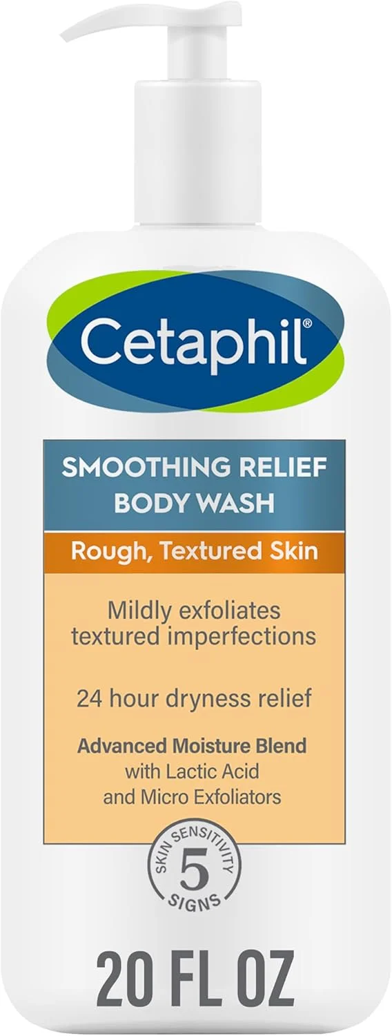 شوینده بدن ستافیل، تسکین دهنده و لایه بردار ملایم، صاف کننده پوست زبر و ناهموار، تسکین خشکی 24 ساعته، مناسب پوست حساس، 591 میلی لیتر