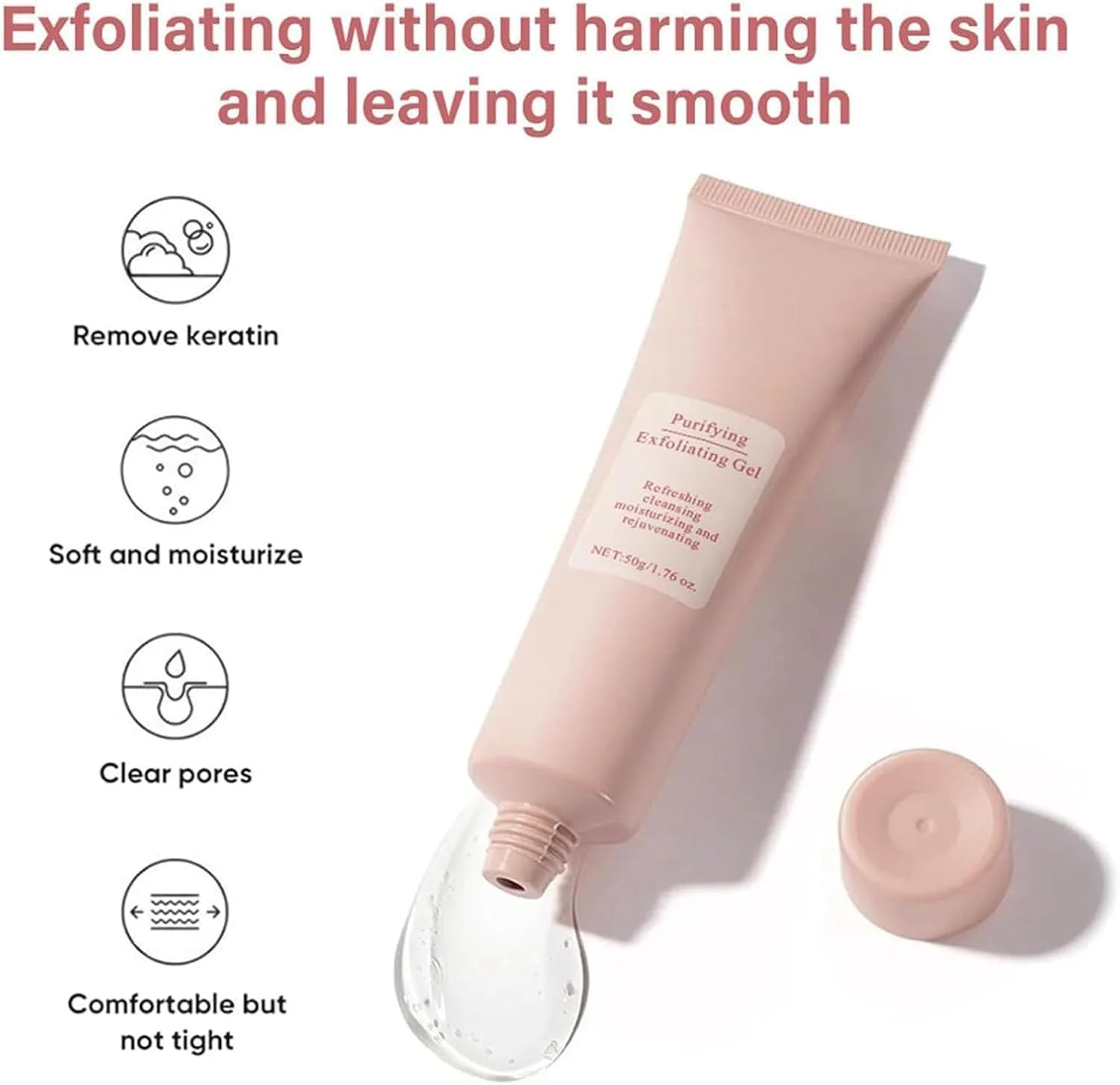 ژل لایه بردار، آنزیم های پاک کننده، اسکراب لایه بردار صورت و بدن، مرطوب کننده، مناسب برای انواع پوست (1 عدد)