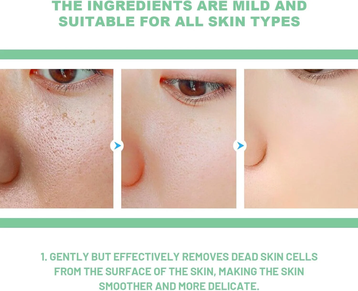 ژل لایه بردار - ژل لایه بردار روشن کننده گیاهی غنی شده با عصاره کلرلا ولگاریس و کلاژن هیدرولیز شده، پاک کننده عمیق برای روشن کردن، صاف کردن و پاکسازی منافذ پوست برای داشتن پوستی درخشان و بی عیب و نقص