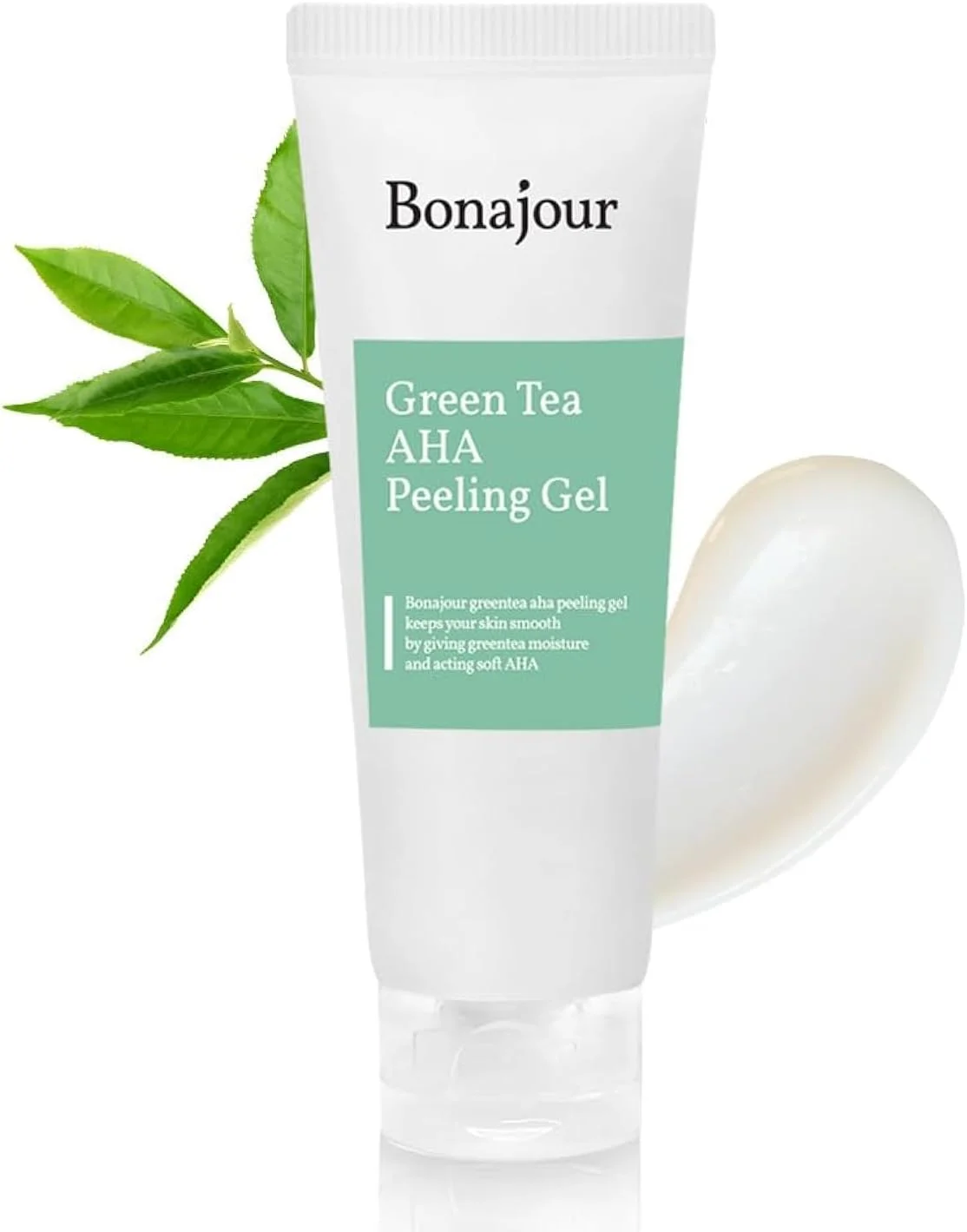 ژل لایه بردار چای سبز و AHA بوناجور - بهترین ژل لایه بردار عمیق صورت وگان کره ای 150 میلی لیتر