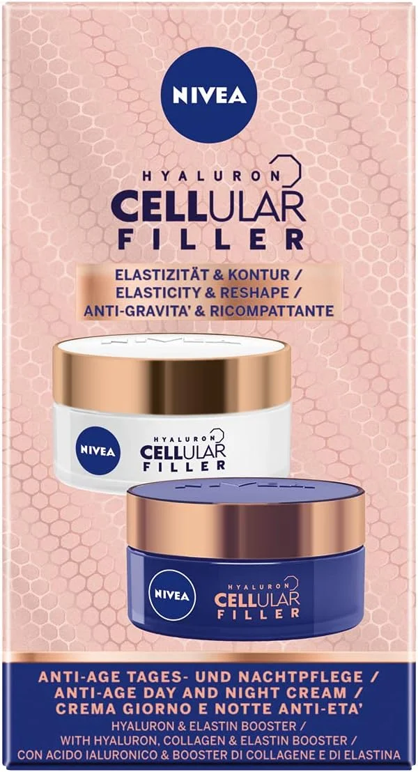 کرم روز و شب نیوآ Cellular Elasticity، بسته دوتایی، کرم صورت ضد پیری، کرم ضد چروک، کرم ضد چروک برای بانوان