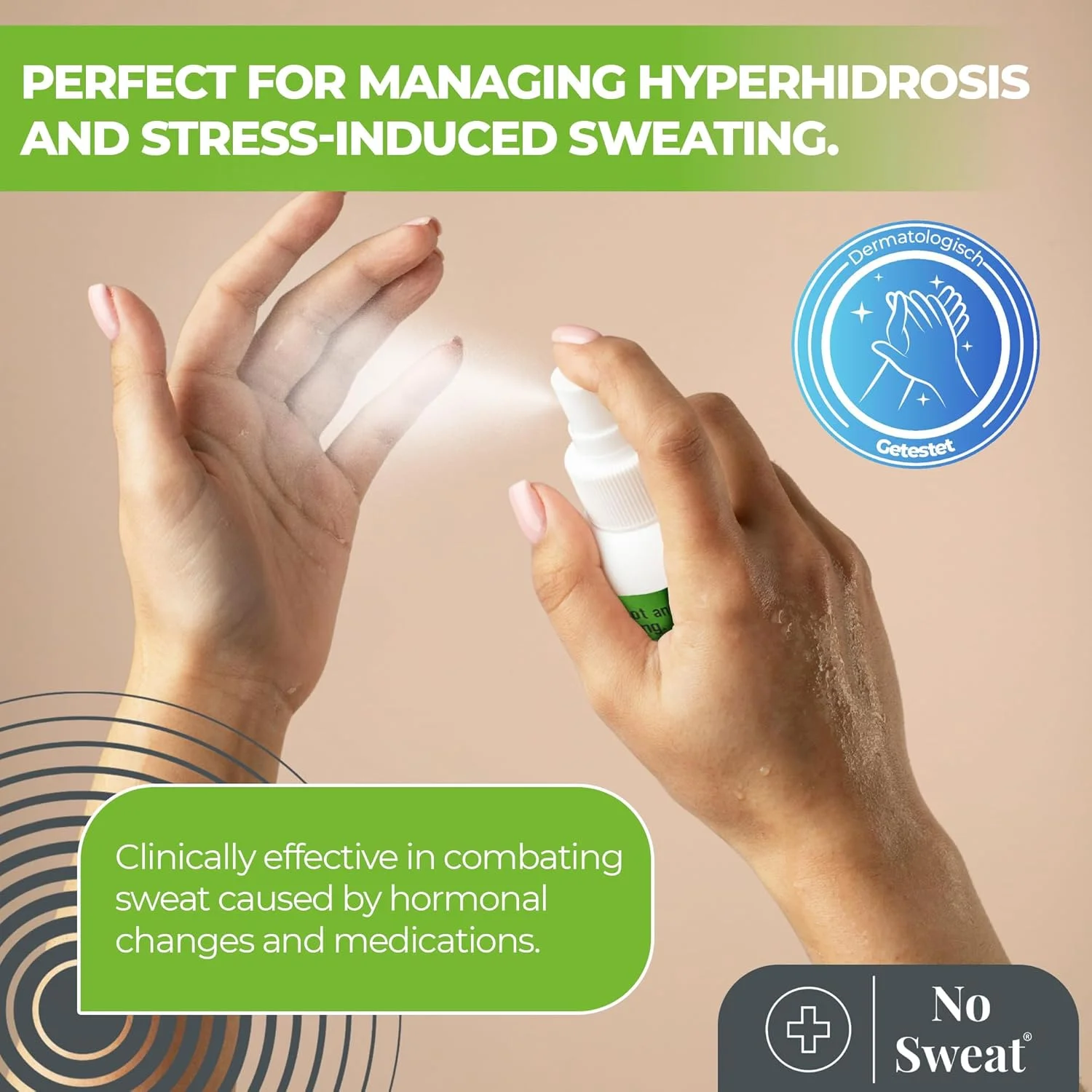 اسپری ضد تعریق 50 میلی لیتر - محافظت قوی در برابر تعریق بیش از حد. موثر تا 7 روز - قابل استفاده برای دست، پا و زیر بغل. بسته بندی ممکن است بسته به کشور متفاوت باشد. اسپری ضد تعریق 50 میلی لیتر - محافظت قوی در برابر تعریق بیش از حد. موثر تا 7 روز - قابل استفاده برای دست، پا و زیر بغل. بسته بندی ممکن است بسته به کشور متفاوت باشد.