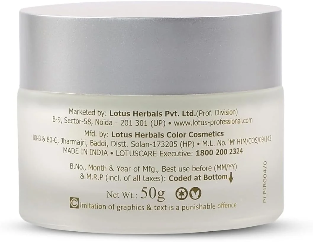 کرم شب روشن کننده و درخشان کننده پوست لوتوس پروفشنال فیتو آر ایکس، 50 گرم