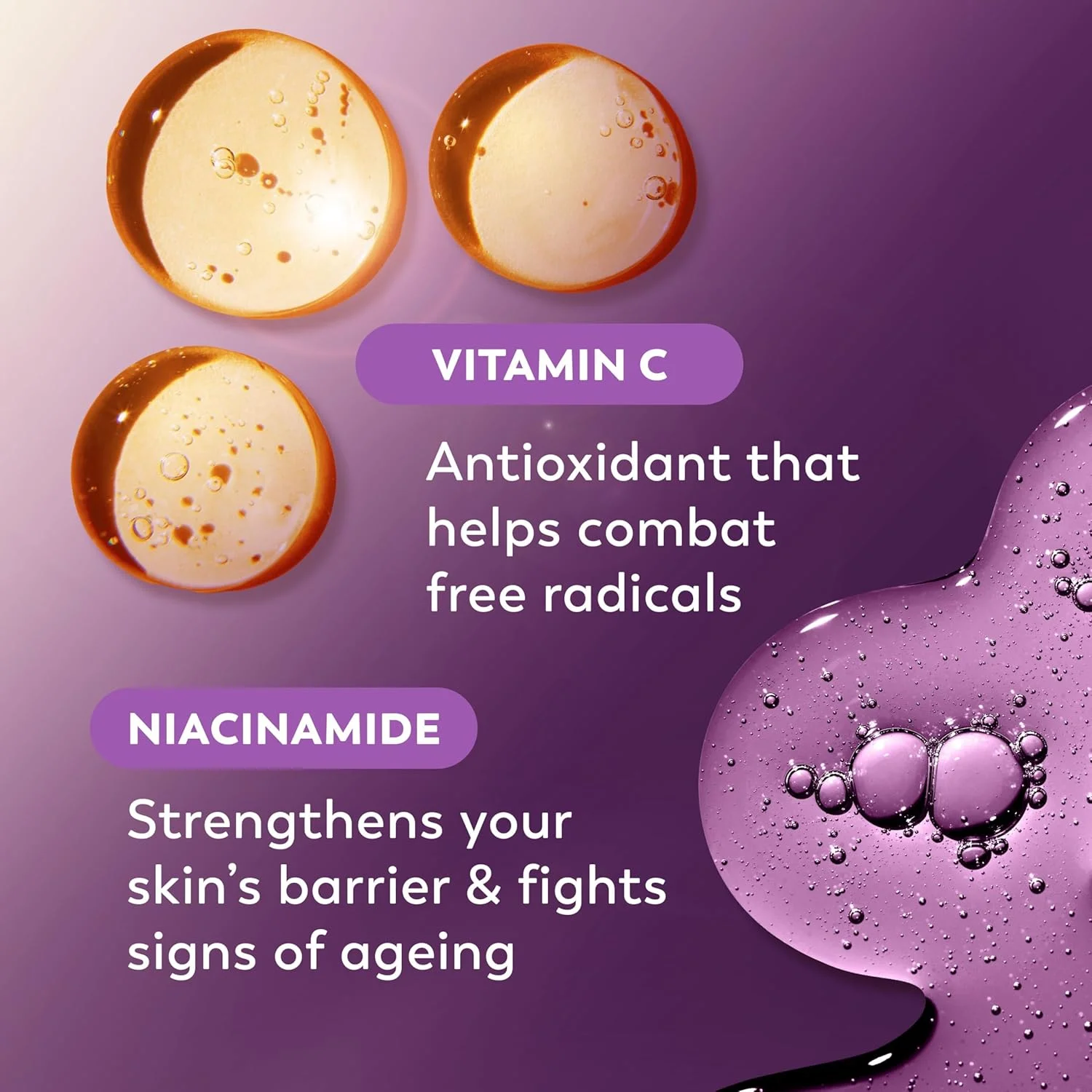 کرم شب کلاژن وگان Miracle Pro Revolution، مرطوب کننده آبرسان، صاف و سفت کننده پوست با کلاژن وگان و اسکوالن، وگان و بدون تست حیوانی، 50 میلی لیتر