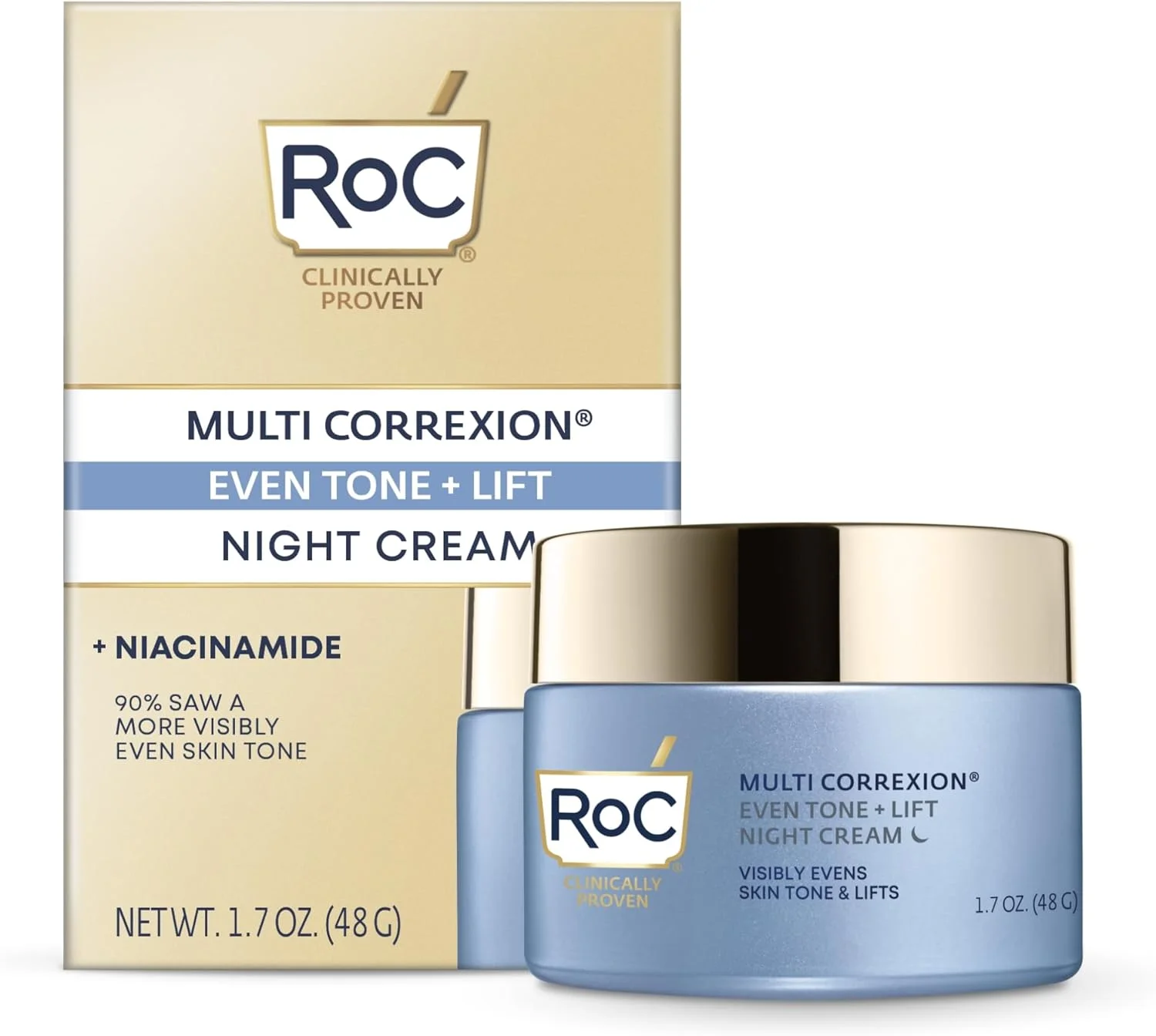 کرم شب ترمیم کننده 5 در 1 Roc Multi Correxion، 48 میلی لیتر، بسته 1 عددی