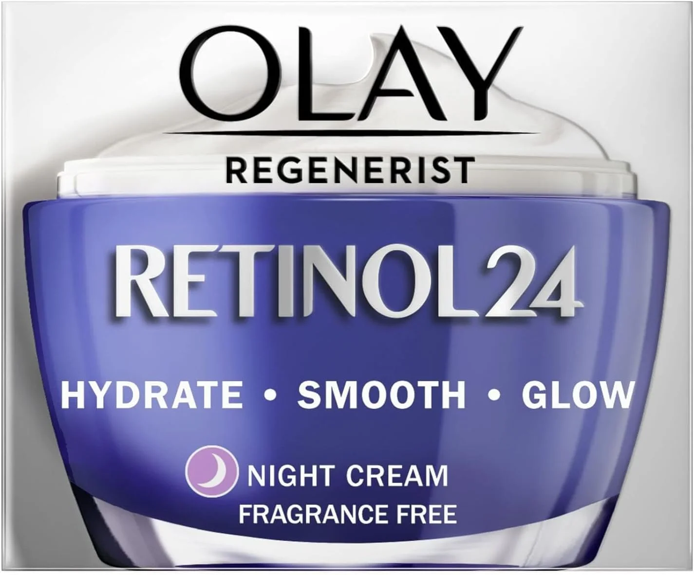 کرم شب صورت Olay Regenerist Retinol24، مرطوب کننده پوست صاف و درخشان 50 میلی لیتر
