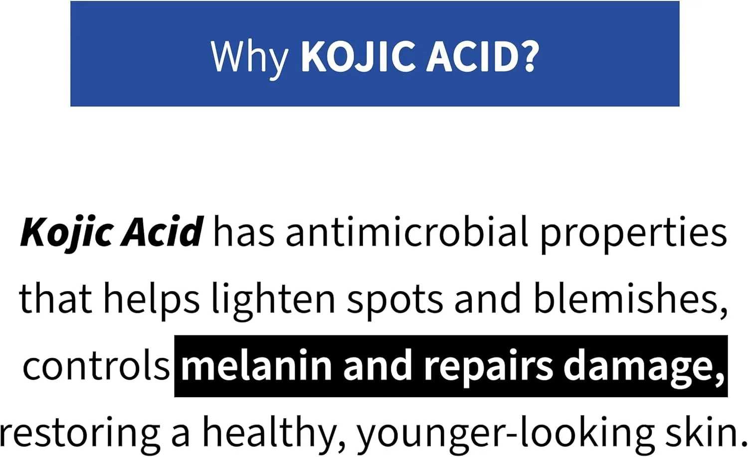 کرم شب ترمیم کننده پوست آسیب دیده DermDoc حاوی 2% کوجیک اسید، 50 گرم | کرم سبک برای انواع پوست | روشن کننده لک ها، درمان جای زخم های ناشی از آفتاب و لکه های پیری | بدون پارابن، سیلیکون و سولفات