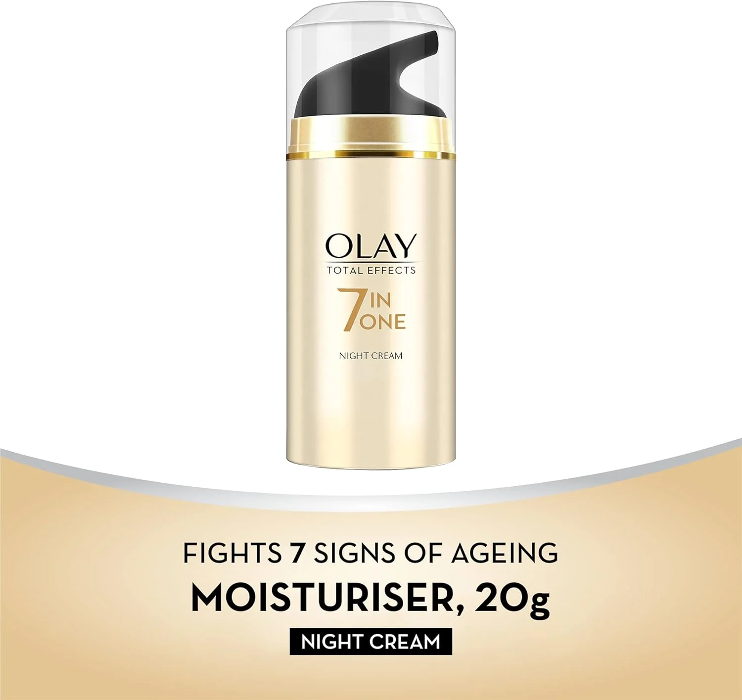 کرم سفت کننده شب ضد پیری 7 در 1 اولای توتال افکت، 20 گرم